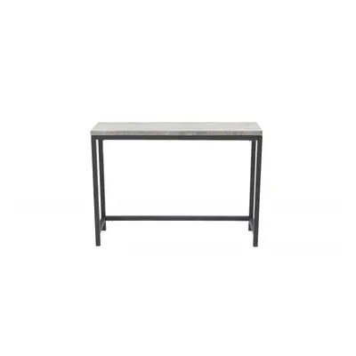 Rise konsolbord 30x110 cm beton dekor, sort
