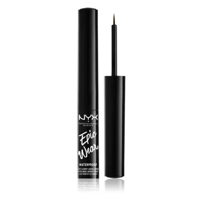 NYX Professional Makeup Epic Wear Liquid Liner Flydende eyeliner med en metallisk mat finish Skygge 02 Brown 3.5 ml