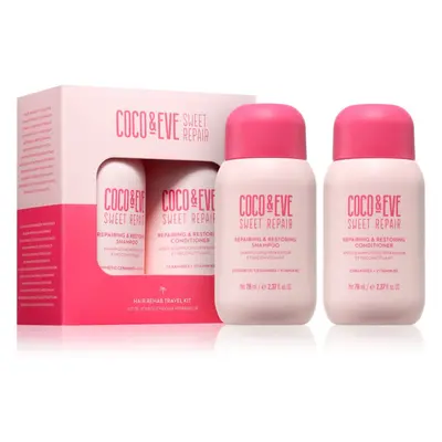 Coco & Eve Sweet Repair Hair Rehab Travel Kit Rejsesæt Til skadet og farvebehandlet hår 2x70 ml