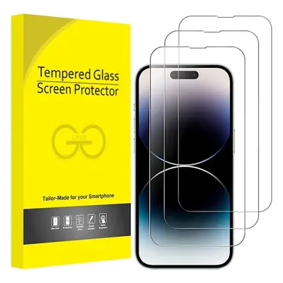 3X hærdet glas beskyttelse iPhone 13 Pro Max / iPhone 14 Pro Max
