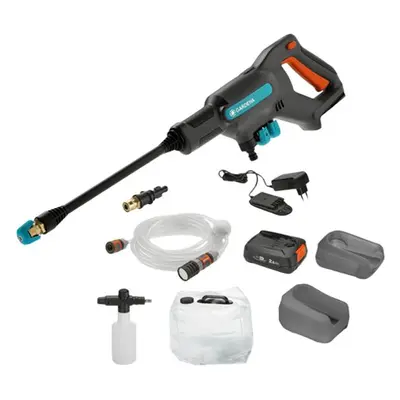 Gardena AquaClean 24/18V P4A Premium Set Sort Blå Orange