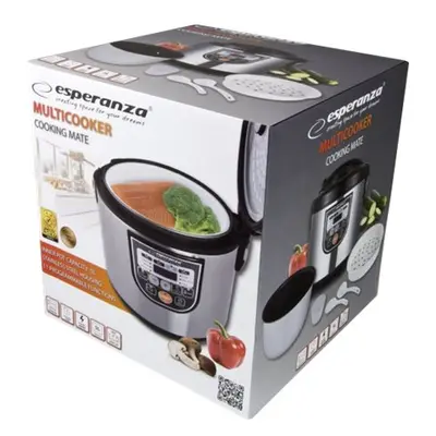 Esperanza COOKING MATE - Multifunktionelt kogeapparat - 5 liter - 860 W