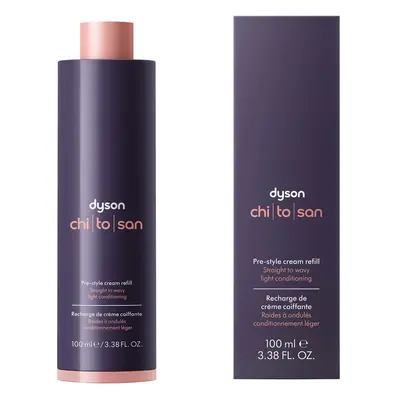 Dyson Chitosan™ Pre-style cream refill straight to wavy light conditioning
