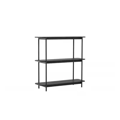 Heim reol 120cm 3 hylder sort