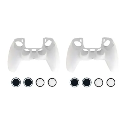 2x Silikoneovertræk til Playstation 5 PS5 Control - Hvid