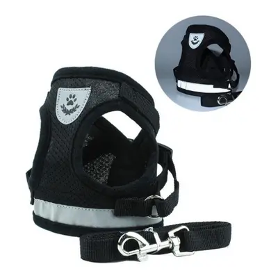 Sele til hunde, Reflekterende Svart, XS