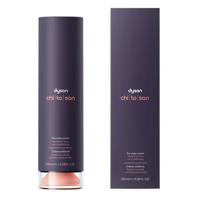 Dyson Chitosan™ Pre-style cream straight to wavy rich conditioning