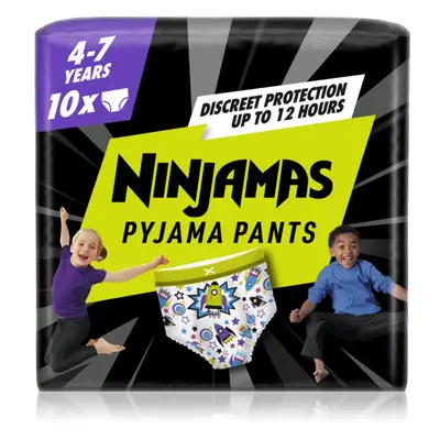 Pampers Ninjamas Pyjama Pants natunderbukser 17-30 kg Spaceships 10 stk.