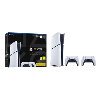 Sony Playstation 5 Slim Digital 825 GB Wi-Fi Sort, Hvid