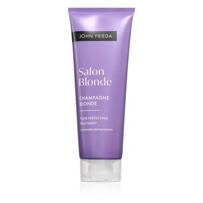 John Frieda Salon Blonde Tone Perfecting Treatment Toning creme til forstærkning af hårfarve Skygge Sparkling Wine 120 ml