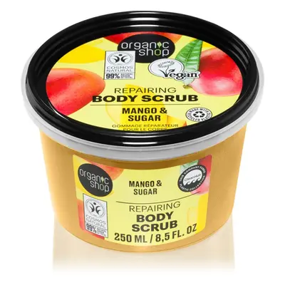 Organic Shop Mango & Sugar Kropsskrub til silkeglat hud 250 ml