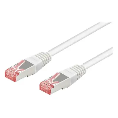 goobay CAT 6 Pairs in metal foil = PiMF (ledningspar i afskærmende folie) 5m Netværkskabel Hvid