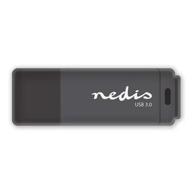 Nedis - Flash Drev | 128 GB | USB Type-A | Læs hastighed: 80 MB/s | Skrivehastighed: 10 MB/s - FDRIU3128BK