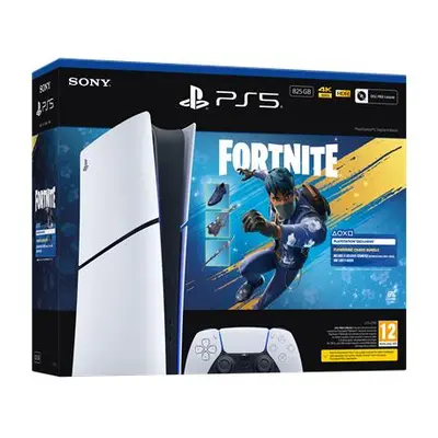 PS5 Digital Pack: PlayStation 5-konsol (Slim-modell) + Fortnite Flowering Chaos
