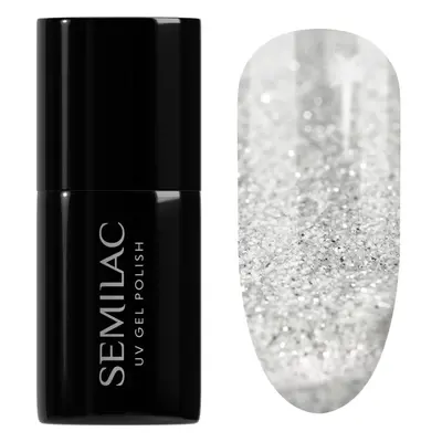 Semilac UV Hybrid Winter Collection Geleneglelak til UV/LED hærdning Skygge 605 White Flash 7 ml