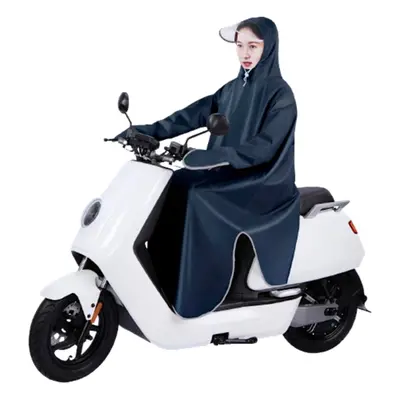 Vandtæt regnponcho med ærmer Blue