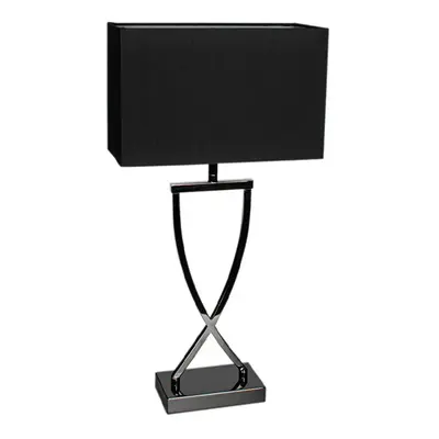 By Rydéns Omega bordlampe Sort/krom, h52