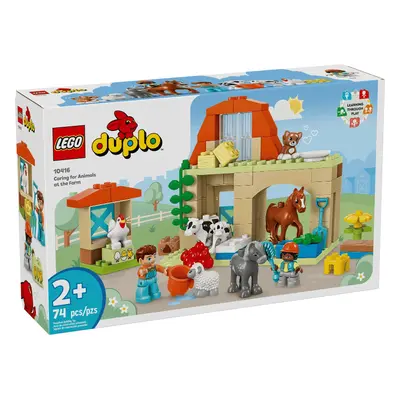 LEGO DUPLO - Pasning af bondegårdens dyr - 10416 - 74 dele