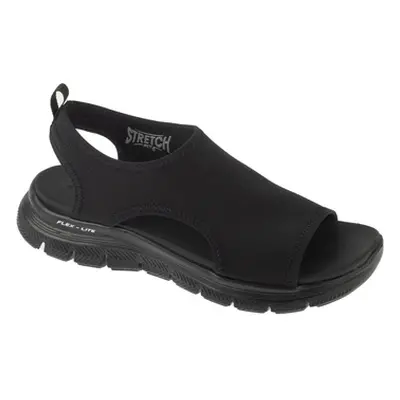 Skechers Flex Appeal 4.0 - Moon Lines 119478-BBK, Kvinde, Sandaler, sort