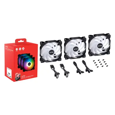 XPG VENTO 120 ARGB PWM Computerkabinet Ventilator 12 cm Sort 3 stk