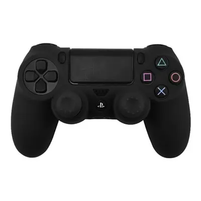DATA FROG Silikone cover Sony PlayStation 4 Pro / PS4 Slim / Playstation 4 Gamepad beskyttelsesetui - Sort