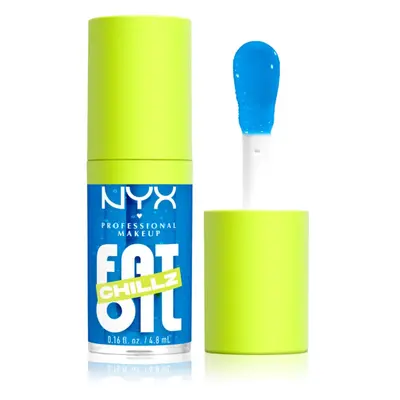 NYX Professional Makeup Fat Oil Chillz Læbeolie med kølende effekt Skygge Polar Peppermint 4.8 ml