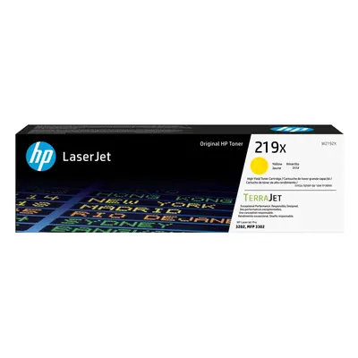 HP 219X - Højtydende - gul - original - LaserJet - tonerpatron (W2192X) - for Color LaserJet Pro MFP 3302fdn