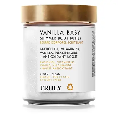 Truly Beauty  Vanilla Baby Shimmer Body Butter  6.7 fl oz (198 ml)