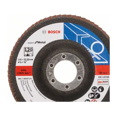 Bosch Lamelslibeskive Bm 115x22mm K120 Flad - 2608607352