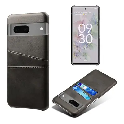 SKALO Google Pixel 7a PU-læder Kortholder Cover - Sort
