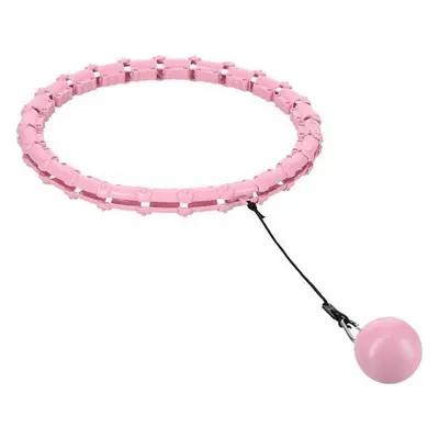 HHW02 HULA HOP LYS PINK MED RØR OG HMS VÆGT