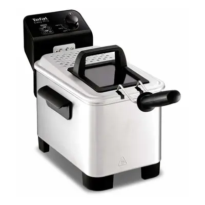 Tefal Easy Pro FR3330, 3 L, 1,2 kg, 150 °C, 190 °C, Enkelt, Sort, Rustfrit stål