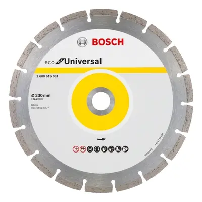 Bosch 2 608 615 031, Tørskæring, Mursten, Beton, Sten, Flise, 2,22 cm, 23 cm, 2,6 mm, 1 stk