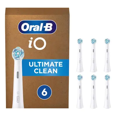 Oral-B iO Ultimate Clean, 6 stk. Ekstra tandbørstehoveder Hvid