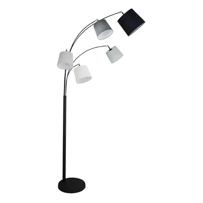 By Rydéns Foggy gulvlampe sandsort, 5 arme