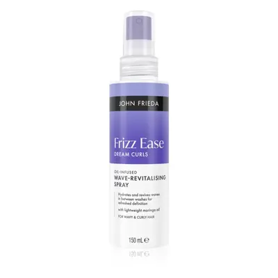 John Frieda Frizz Ease Oil-Infused Wave-Revitalising Spray Fugtgivende hårspray Til bølget og krøllet hår 150 ml