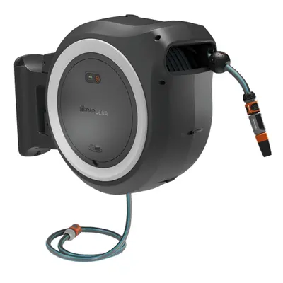 Gardena Batteridrevet vægslangeboks PowerRoll hvid XXL 40m, sæt - 18647-20