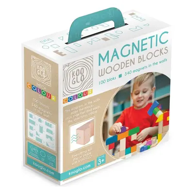 Kooglo magnetiske træklodser Kooglo Mega Color 100 el.