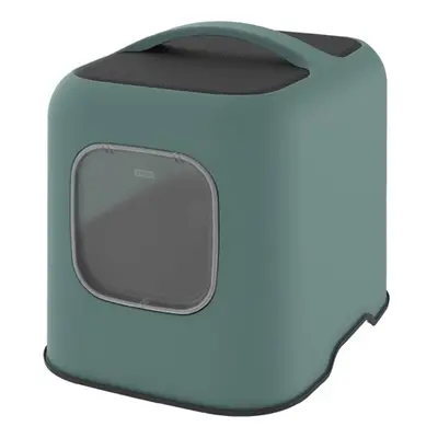 Rotho BIALA, Kat, Hætteklædt kattebakke, Grøn, Plast, 395 mm, 510 mm