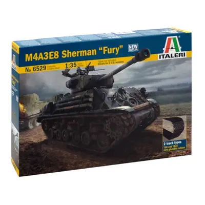 Carson M4A3E8 SHERMAN FURY, 1:35, Monteringssæt, Tank, M4 Sherman, Plastik, Second World War