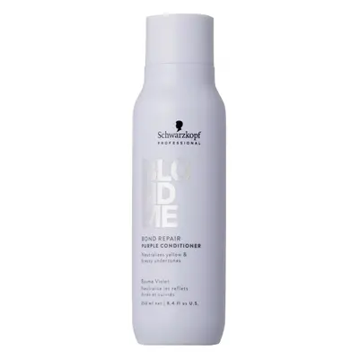 Schwarzkopf Professional Blondme Bond Repair Purple Conditioner Violet balsam til lyst hår 250 ml
