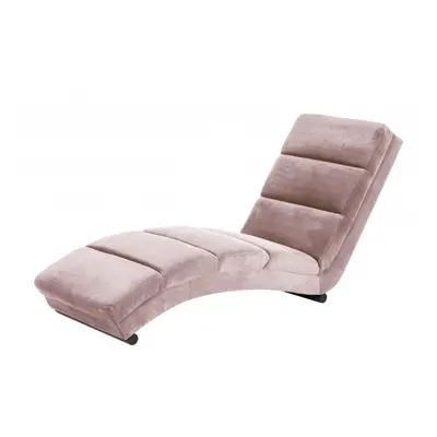 Slinky Chaiselongue støvet Rosa Velour