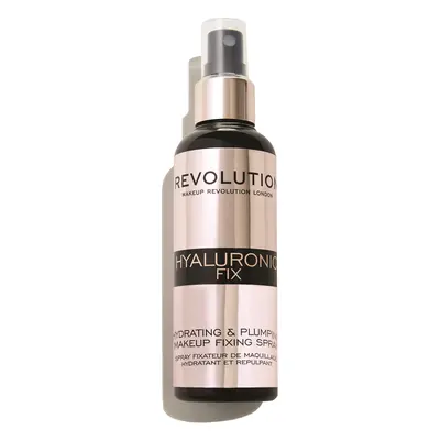 Revolution Hyaluronic Fix Hydrating & Plumping Makeup fikserende spray med fugtgivende virkning 100 ml