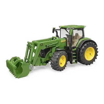 Bruder John Deere 7R 350 tractor with frontloader toy