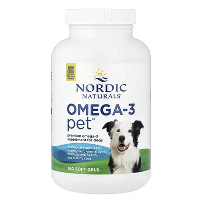 Nordic Naturals, Omega-3 Pet™, Til Hunde, 180 Bløde Geler