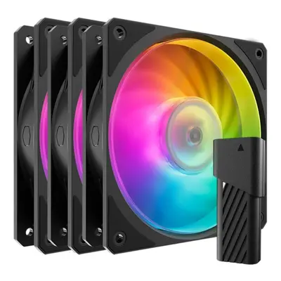 Cooler Master Mobius 120P ARGB Etuiblæsersæt 3-pack Sort 120 mm