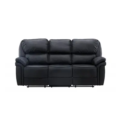 Saranda Sofa 3 pers, recliner elektrisk med fodhvile sort