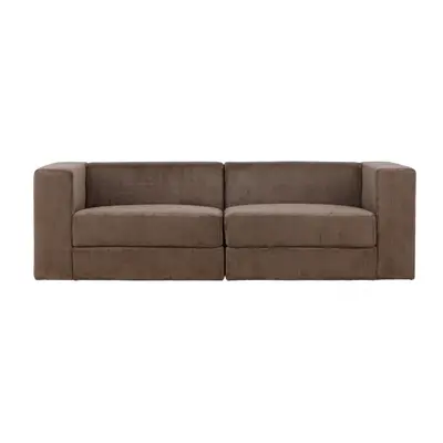 Lumi 3 personers Sofa  -  Brun