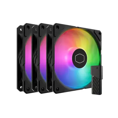 Cooler Master SickleFlow Edge 120 Fan 3-pack Sort 120 mm