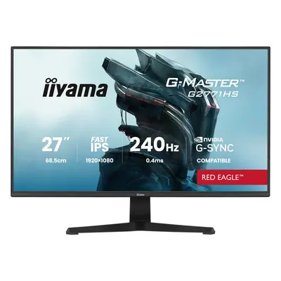 iiyama G-MASTER Red Eagle G2771HS-B1 27" Fast IPS 1920 x 1080 (Full HD) HDMI DisplayPort 240Hz